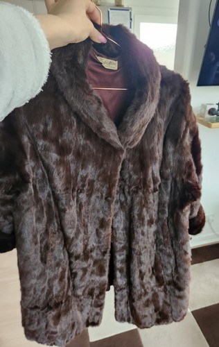 Vintage mink fur coat - vintage,