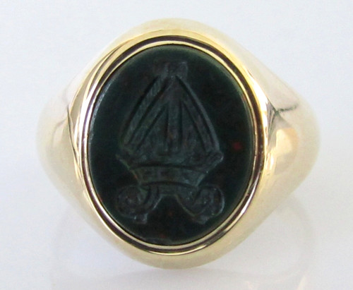 9ct gold ring vintage - ring,