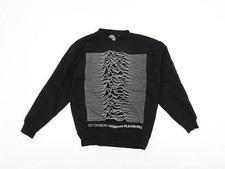 Joydivision Womens Black Cotton Pullover Sweatshirt Size S Pullover