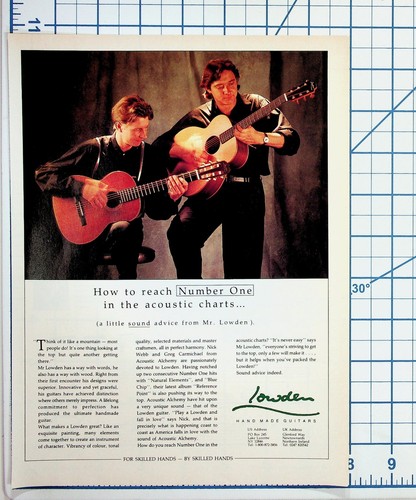 Lowden hand made guitars - hand,
