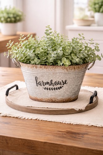 Farmhouse galvanized metal - galvanized,