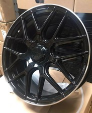 Gloss Black x4 22" Mercedes G63 Style Alloy Wheels ML GL GLE GLS 10J ET45 5x112