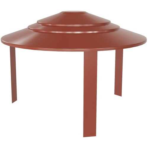 Terracotta chimney capping - chimney,