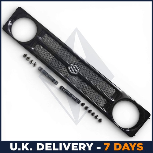 Glossy front grill with - grill,