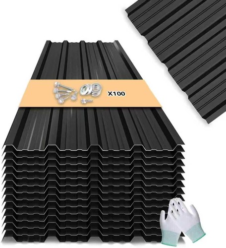 12x metal galvanized roof - galvanized,