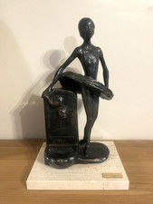 A Anglada Signed Bronze