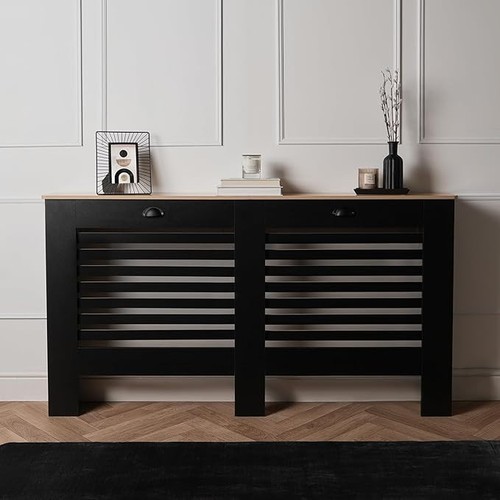 Ohs black radiator - black, with