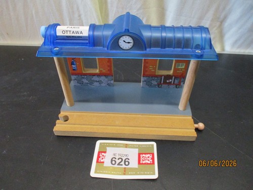 Wooden train track station - ,