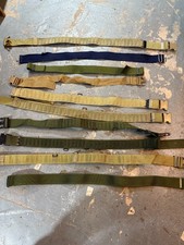 Job lot of 10 x British army surplus uniform operational cadet belts