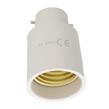 B22 Bayonet to Edison E27 Screw Type Bulb/Lamp/Light Bulb Home Socket Converter