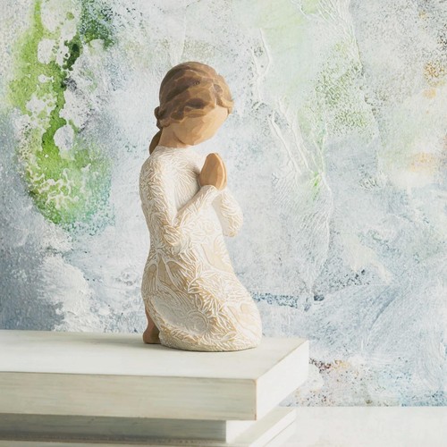 Prayer peace figurine - prayer,