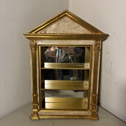 Italian gold greek pediment - italian,