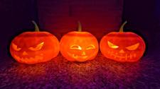 GLOW IN DARK Orange Pumpkin