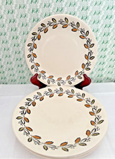 Kathie Winkle Ironstone Broadhurst Autumn 22.5cm salad/small dinner plates X 6