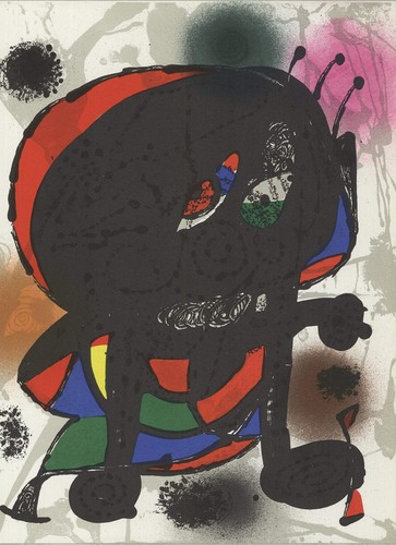 Joan miro litografia original - miro,