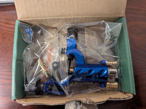 Blue rotary tattoo machine - rotary,