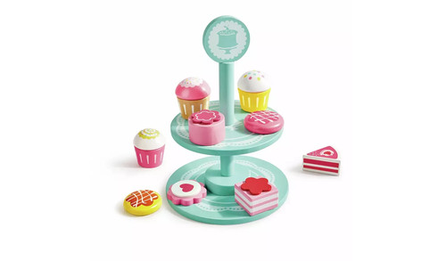 Chad valley wooden cake stand - wooden,