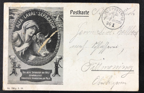 Postcard advertising - postcard,