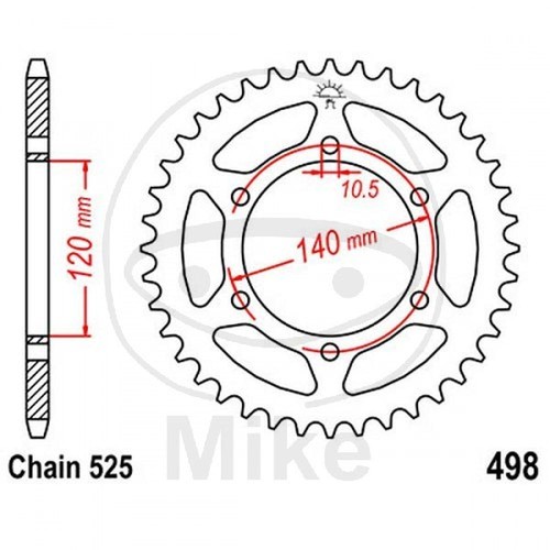 Sprocket z46 525 - sprocket,