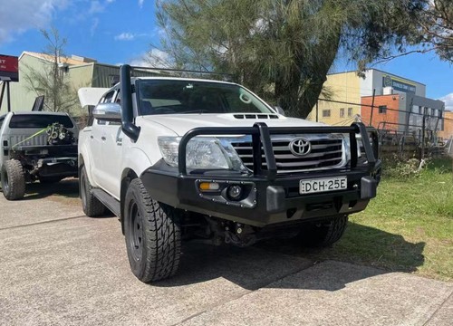 Steel winch bumper - bumper, toyota