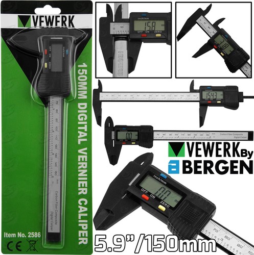 Bergen digital vernier caliper - bergen,