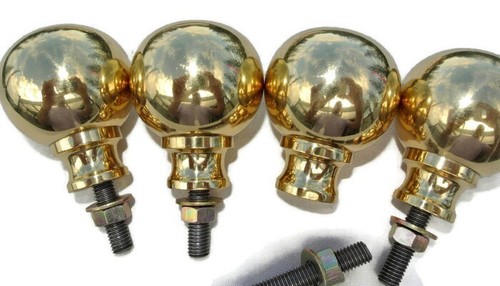 Solid brass bed knobs - solid,