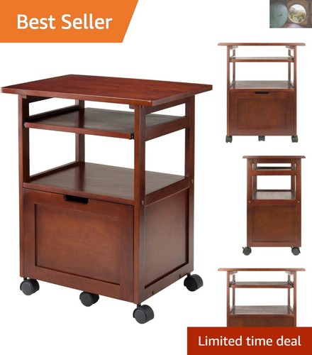 Elegant shelf walnut - elegant, mobile