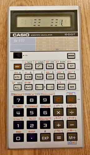 Casio 570b vintage - fx-570b,