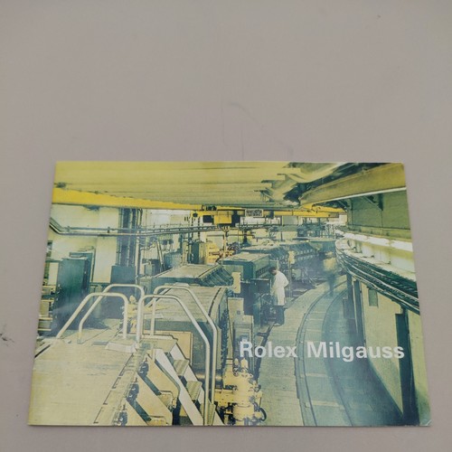 Rolex milgauss booklet - rolex,