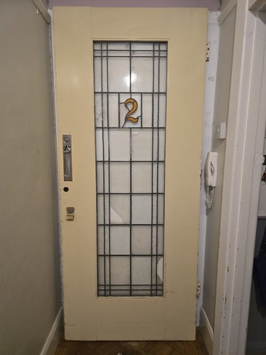1930s art deco internal door - deco,