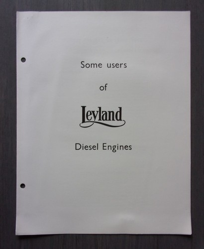 Leyland motors diesel - leyland,