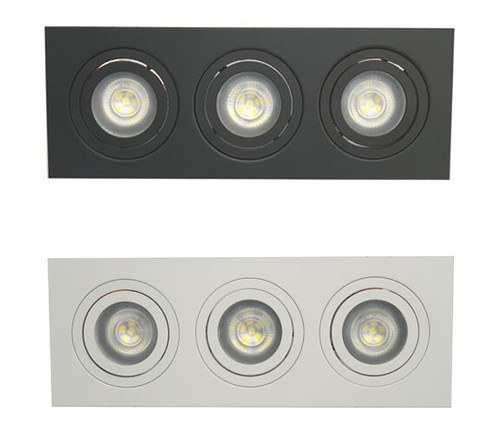 Triple recessed ceiling - triple,