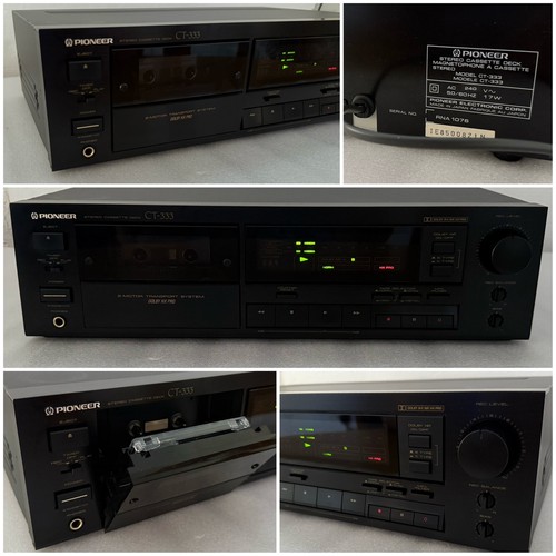 Pioneer 333 stereo cassette - pioneer, ct