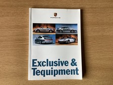 Porsche Exclusive Tequipment Accessories Brochure - 1996 Free UK Post