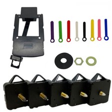 Quartz Clock Pendulum Drive Unit With Movement Mechanism Motor & Coloured Hands