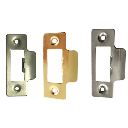 Strike plate short polished - strike,