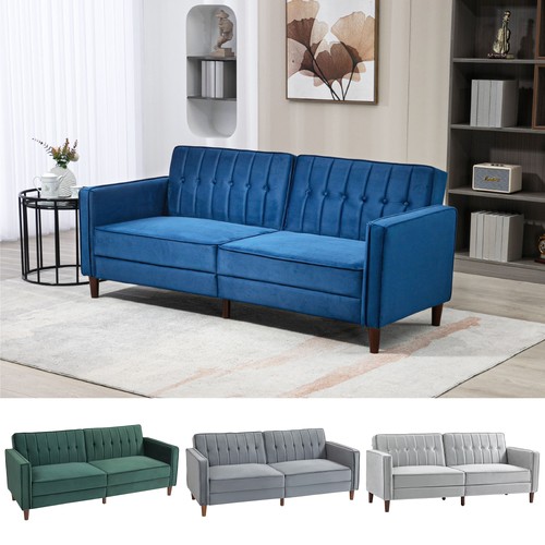 Sofa futon velvet - futon, velvet-touch