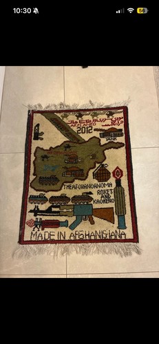 Afghan war rug - afghan,