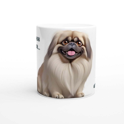Pekingese funny dog - pekingese,
