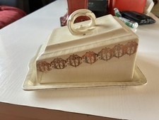 a vintage porcelain covered
