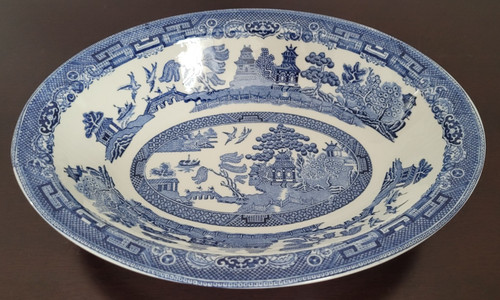 Johnson bros blue white - &,