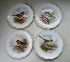 Royal Albert The Woodland Birds Collection Set of 4 Plates