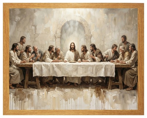 The last supper jesus - last,