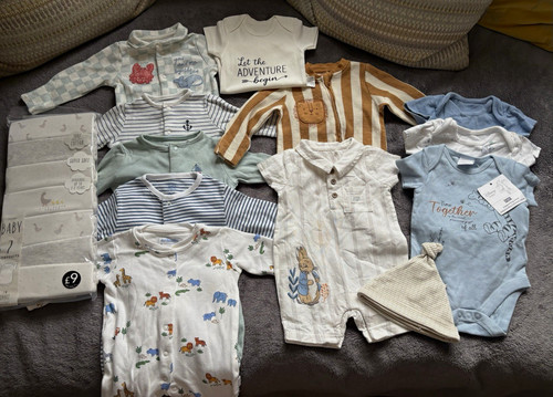 George 7pc baby - bodysuit, set