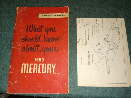 1950 mercury owner manual - manual, /