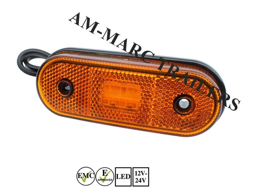 Orange led side marker - orange,