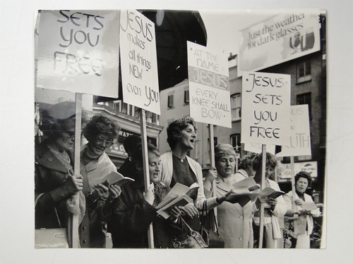 Christian protest jesus christ - christian,