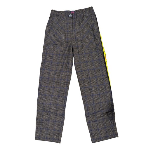 Bensimon brown blue - plaid, wool