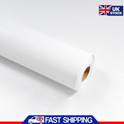 10m matte white wallpaper roll - 10m,