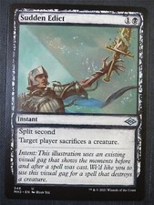 Sudden Edict sketch - Mtg Card